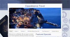 Desktop Screenshot of cappabiancatravel.com